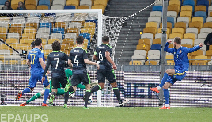 Украина - Уэльс - 1:0. Хроника матча сборной, видео гола, онлайн