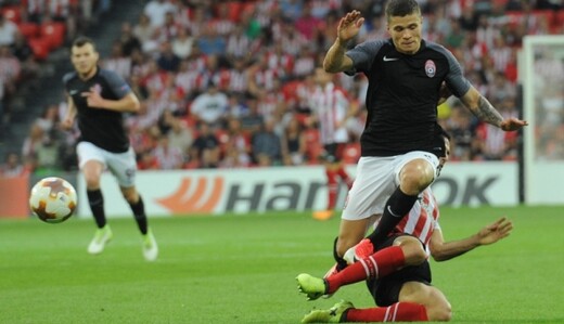 Заря - Атлетик - 0:2 Хроника матча