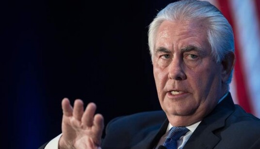 После встречи в АПУ Порошенко и Тиллерсон сделали заявление по агрессии со стороны России