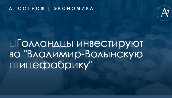 ​Голландцы инвестируют во 