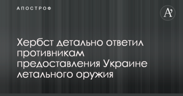 Американський дипломат детально відповів противникам надання Україні летальної зброї