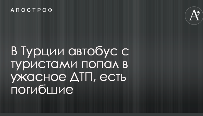 В Турции произошло ужасное смертельное ДТП с автобусом: опубликовано видео