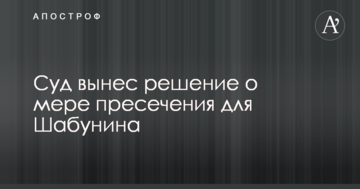 Суд вынес решение о мере пресечения для Шабунина