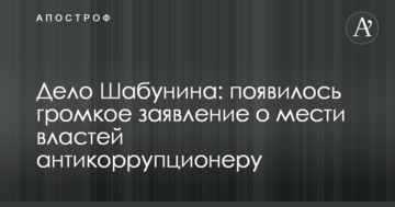 Дело Шабунина: появилось громкое заявление о мести властей антикоррупционеру