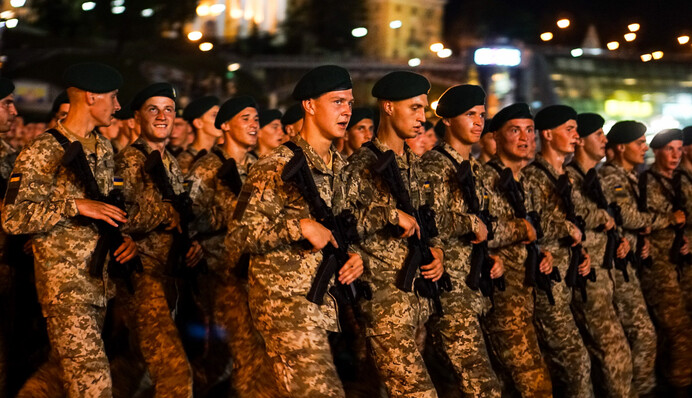 Репетиция военного парада в Киеве: появились яркие эксклюзивные фото