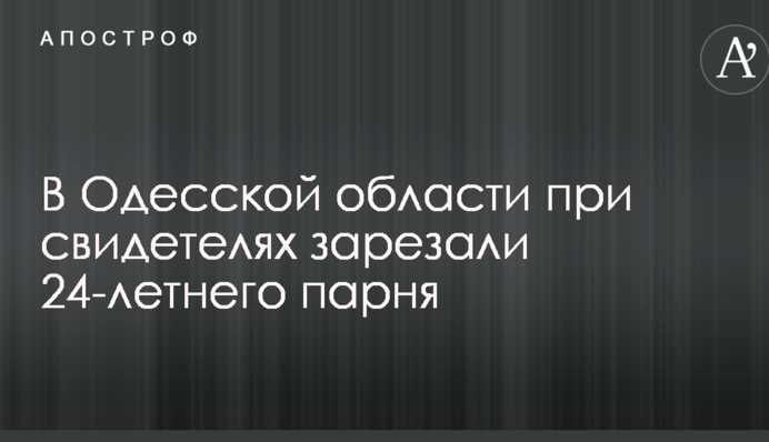 В Одеській області сталося страшне вбивство: опубліковано відео