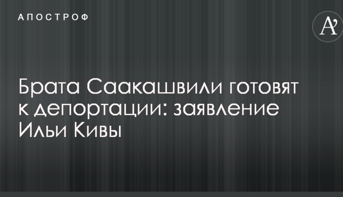 Затримання брата Саакашвілі - екс-радник Авакова назвав причину