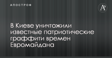 Розгорівся скандал навколо знищення в Києві відомих графіті часів Евромайдана: опубліковано фото
