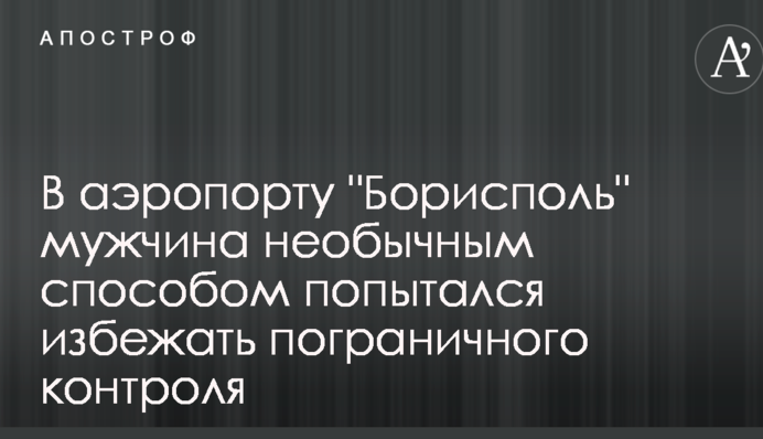 Пограничники рассказали о забавном случае в аэропорту 