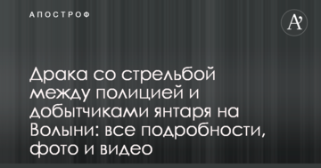Бійка зі стріляниною між поліцією і копачами бурштину на Волині: всі подробиці, фото і відео