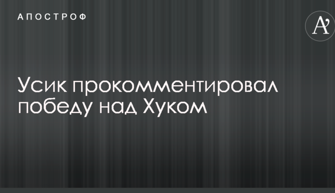 Усик прокомментировал победу над Хуком