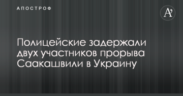 Затримані учасники прориву Саакашвілі, які напали на прикордонників: опубліковано відео