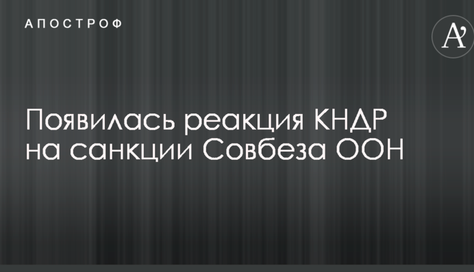 Санкції Радбезу ООН: з'явилася реакція КНДР