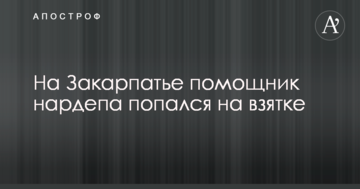 На Закарпатті помічник нардепа попався на великому хабарі: опубліковано фото