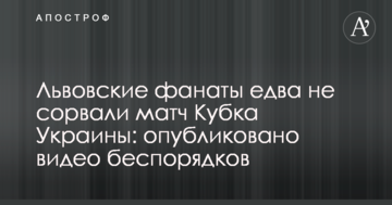 Львовские фанаты едва не сорвали матч Кубка Украины: опубликовано видео беспорядков