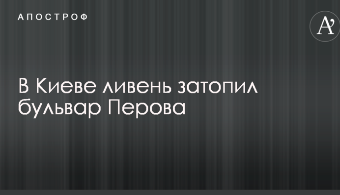 В Киеве дождь затопил целую улицу на Троещине: фото