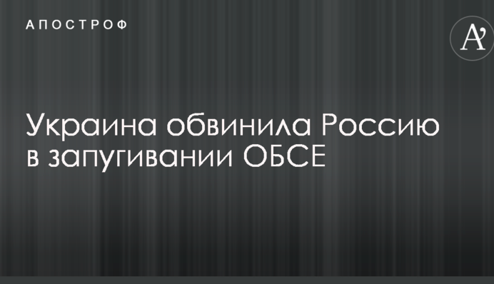 Миротворці на Донбасі: Україна звинуватила Росію в залякуванні ОБСЄ