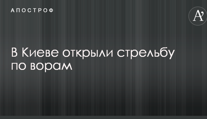 У Києві відкрили стрілянину по злодіях: опубліковано відео