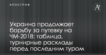 Украина продолжает борьбу за путевку на ЧМ-2018: таблица, турнирные расклады перед последним туром