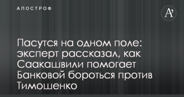 Пасуться на одному полі: експерт розповів, як Саакашвілі допомагає Банковій боротися проти Тимошенко