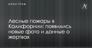 Лесные пожары в Калифорнии: появились новые фото и данные о жертвах