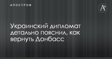Український дипломат детально пояснив, як повернути Донбас