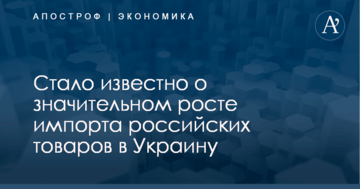 Стало известно о значительном росте импорта российских товаров в Украину