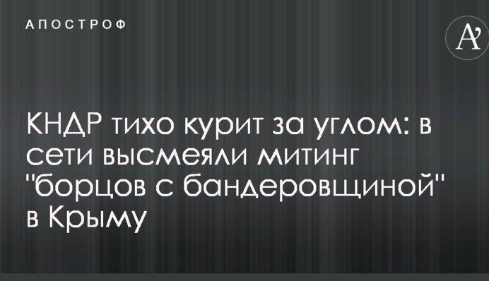 КНДР тихо курит за углом: в сети высмеяли митинг 