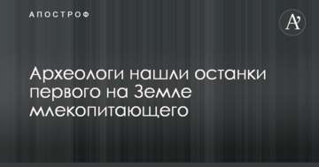 Археологи знайшли останки першого на Землі ссавця: фото