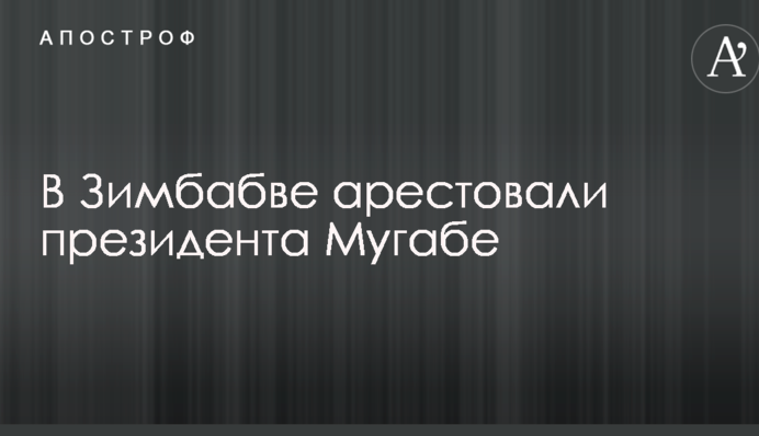 Військовий переворот в Зімбабве: стало відомо про арешт президента Мугабе