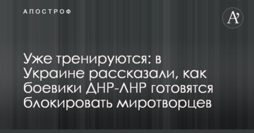 Уже тренуються: в Україні розповіли, як бойовики ДНР-ЛНР готуються блокувати миротворців