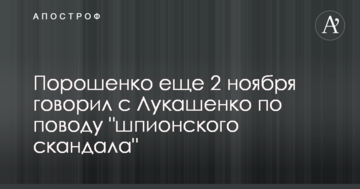 Стало відомо про переговори Порошенко з Лукашенком з приводу "шпигунського скандалу"