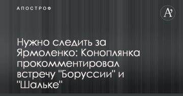 Нужно следить за Ярмоленко: Коноплянка прокомментировал встречу "Боруссии" и "Шальке"
