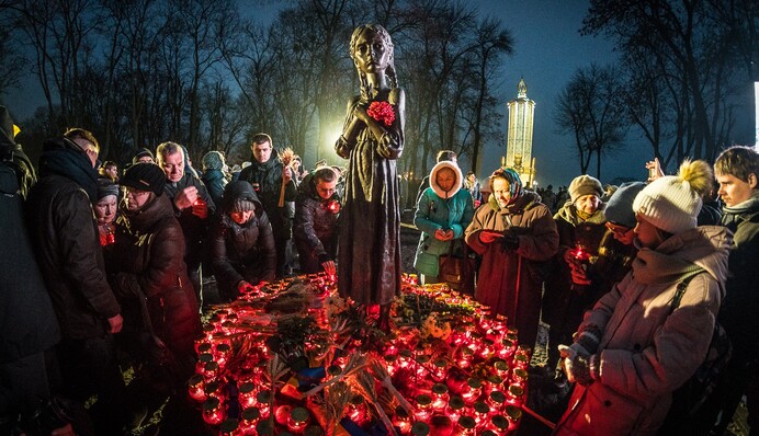 У Києві нагадали про злочин Москви і вшанували пам'ять жертв Голодомору: ексклюзивні фото