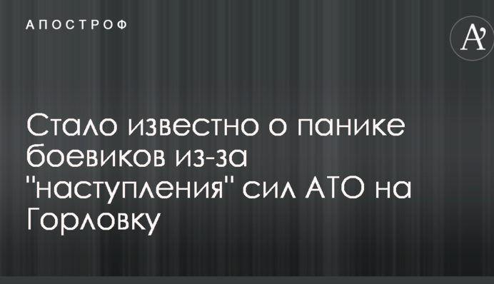 Стало известно о панике боевиков из-за 