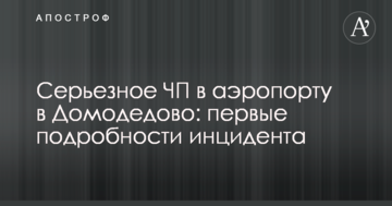 Серйозна НП в аеропорту в Домодєдово: перші подробиці інциденту