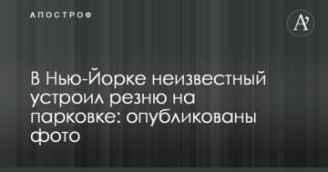 У Нью-Йорку невідомий влаштував різанину на парковці: опубліковано фото