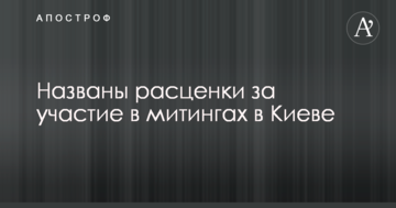 Скільки платять за участь у мітингу в Києві: названо розцінки