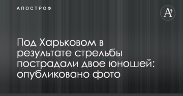 Під Харковом в результаті стрілянини постраждали двоє юнаків: опубліковано фото