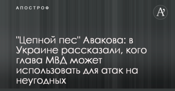 "Ланцюговий пес" Авакова: в Україні розповіли, кого глава МВС може використовувати для атак на неугодних