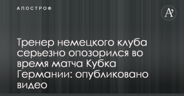 Тренер німецького клубу серйозно зганьбився під час матчу Кубка Німеччини: опубліковано відео