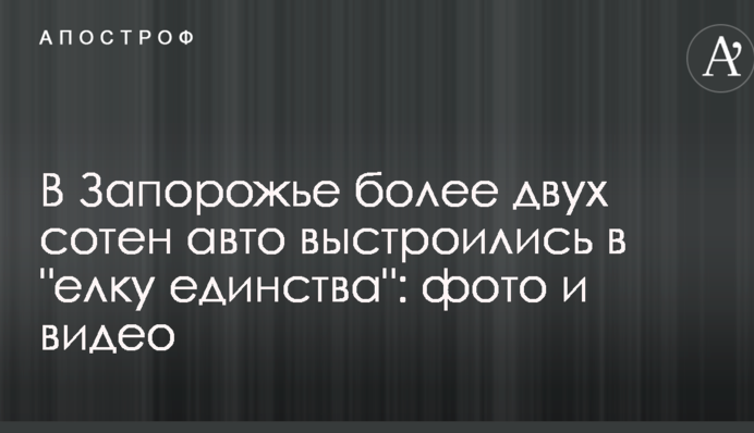 В Запорожье более двух сотен авто выстроились в 