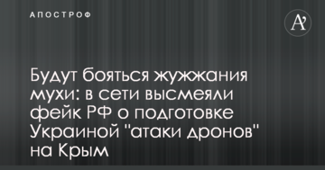 Будуть боятися дзижчання мухи: в мережі висміяли фейк РФ про підготовку Україною "атаки дронів" на Крим