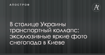 У столиці України транспортний колапс: ексклюзивні яскраві фото снігопаду в Києві