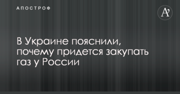 В Україні пояснили, чому доведеться закуповувати газ у Росії