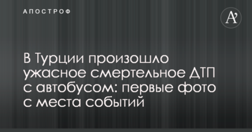 У Туреччині сталася жахлива смертельна ДТП з автобусом: перші фото з місця подій