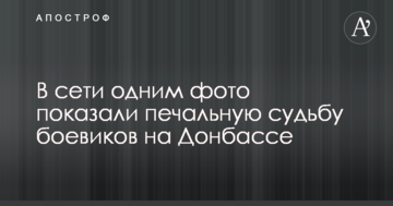 У мережі одним фото показали сумну долю бойовиків на Донбасі