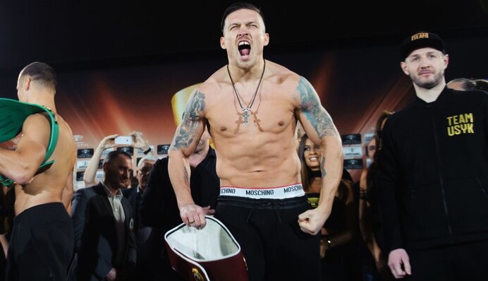 Усик - Бриедис: видео полуфинального боя боксерской Лиги чемпионов