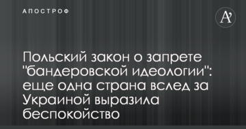 Польський закон про заборону "бандерівської ідеології": ще одна країна слідом за Україною висловила занепокоєння