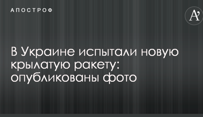 В Україні випробував нову крилату ракету: опубліковано фото